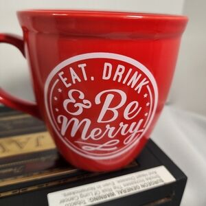 Collectors "Eat Drink and Be Merry" by Collins Coffee Tea Cup Mug